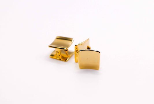 Golden Chic Dots Earrings – Minimalist Gold Studs