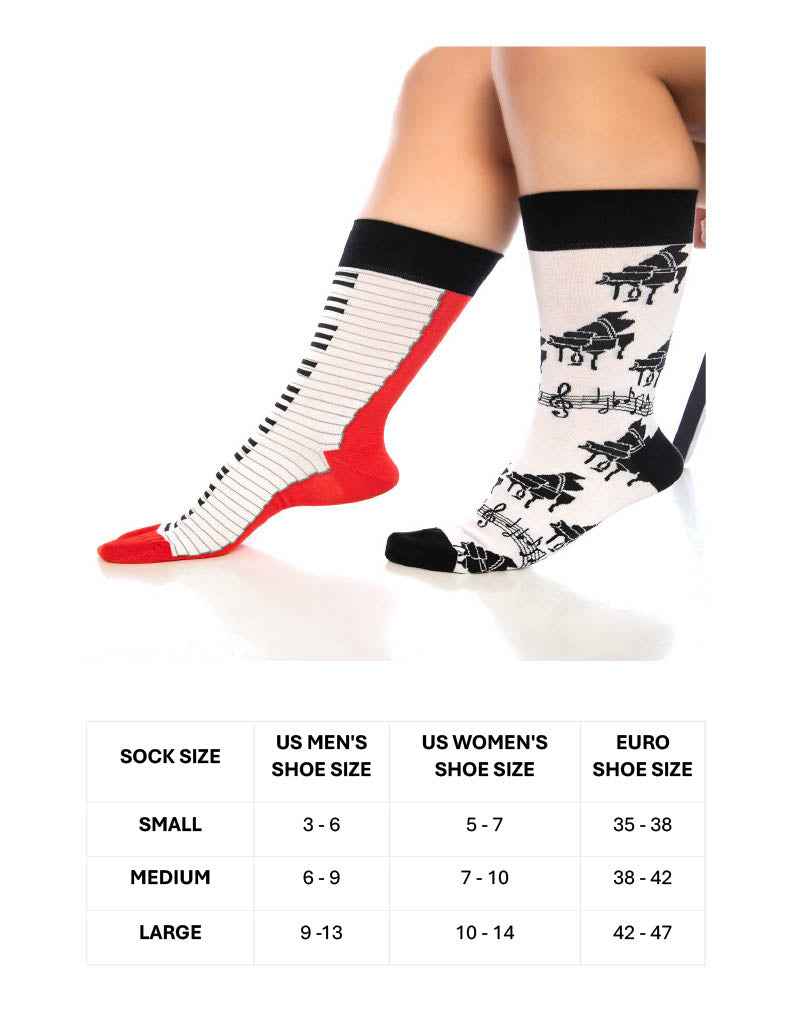 Crew Socks for Men and Women Colorful Cotton 6-Pack - 360