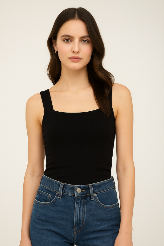 The Workshop Studio: Sculpt Knit Tank Top by Luxe Basics