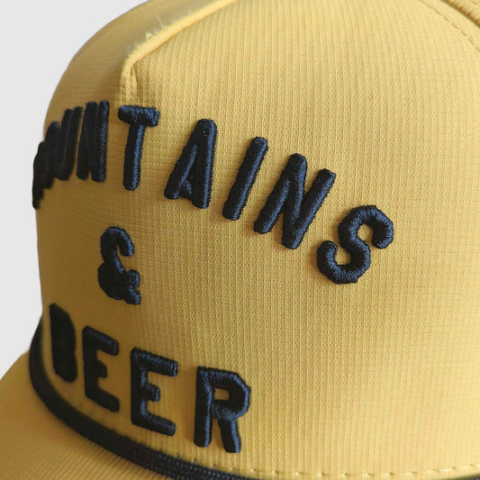 F395 x Distant Brewing Mountains & Beer Snapback - Dijon