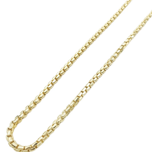 14K Gold- Hollow Box Chain (Yellow Gold)
