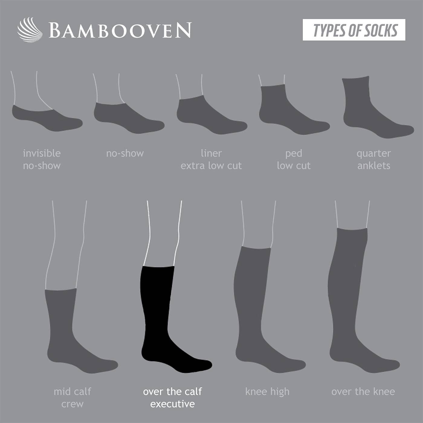 Men’s Bamboo Diabetic Dress & Trouser Socks 6-Pack - 637 - Lolomo!
