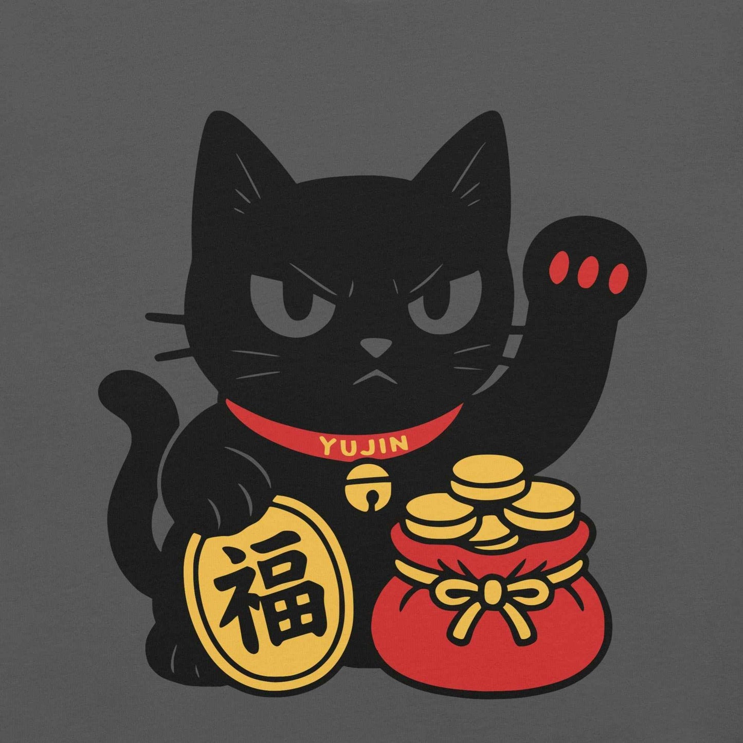 Black Cat Lucky T-Shirt