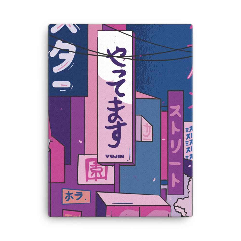 Tokyo City Canvas Poster