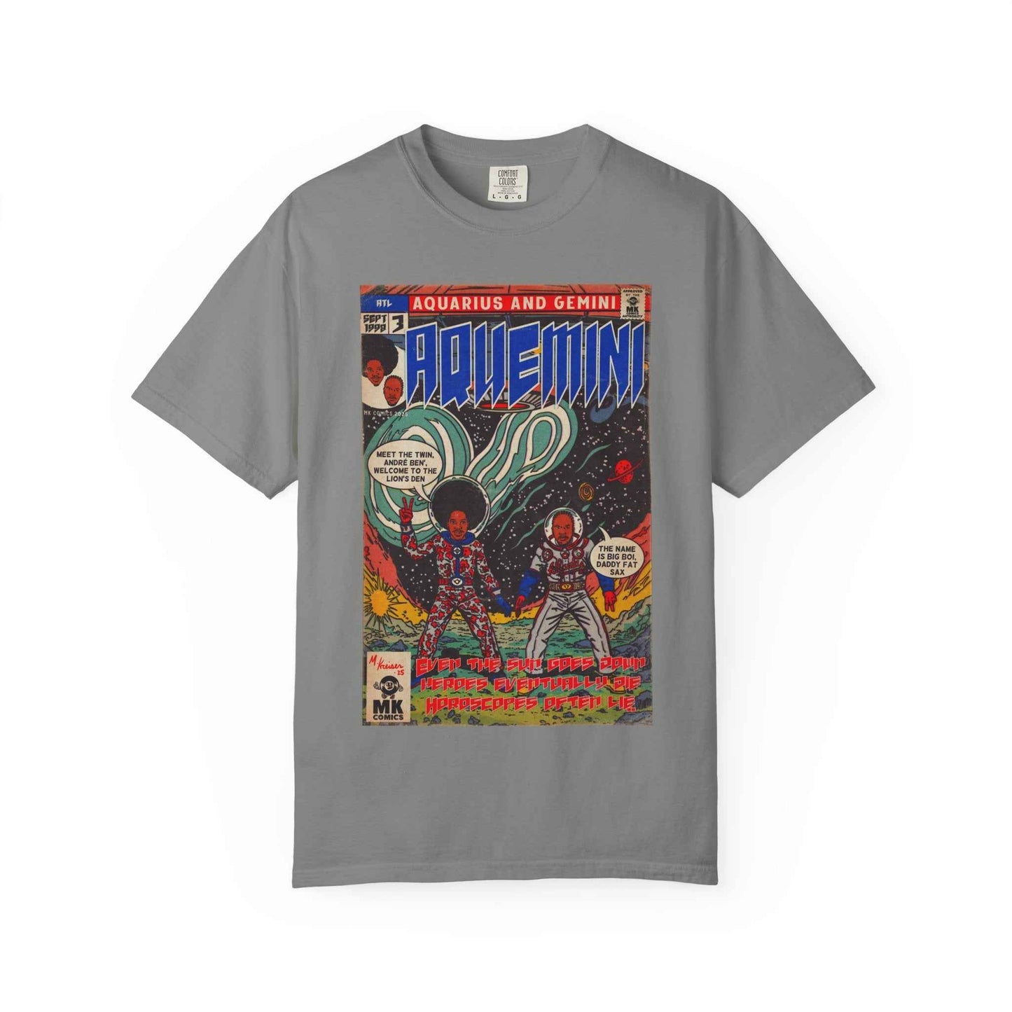 Aquemini - Comic Book Art - Unisex Comfort Colors T-shirt