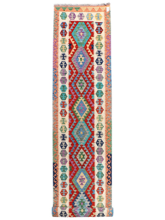 Maimana Afghanistan Kilim Runner - 486 x 80 cm