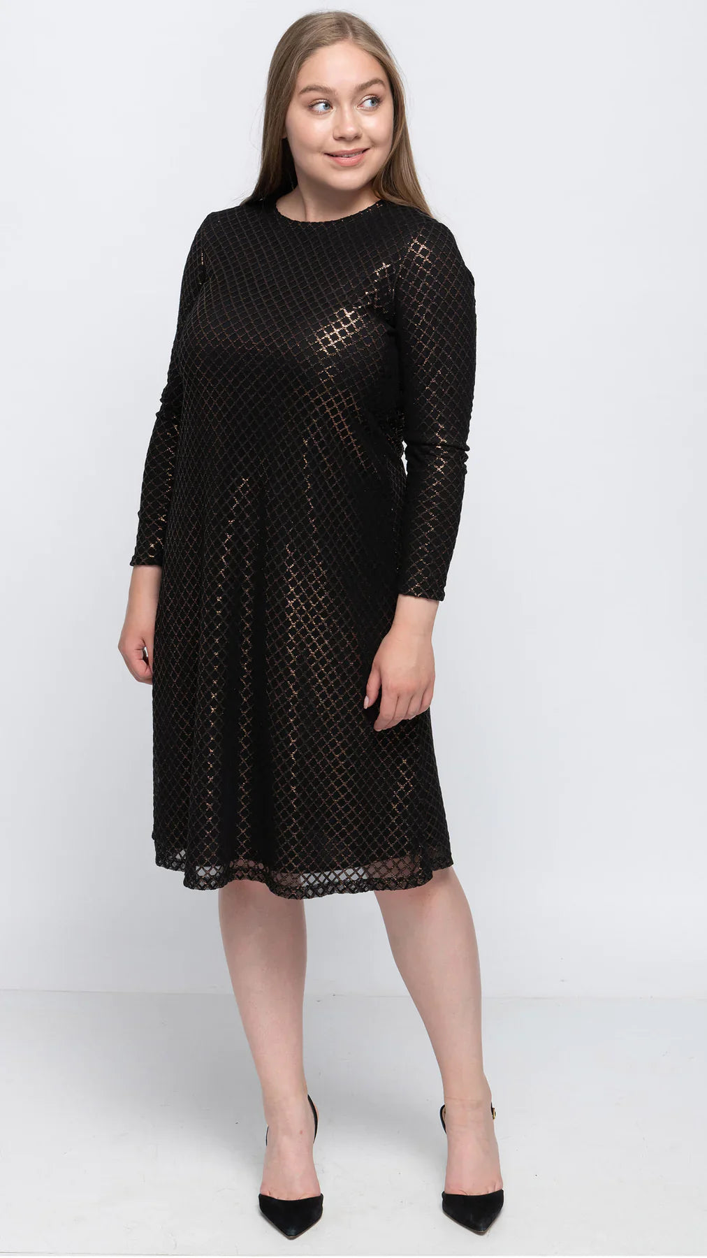 A-Line Dress - Diamond Shine