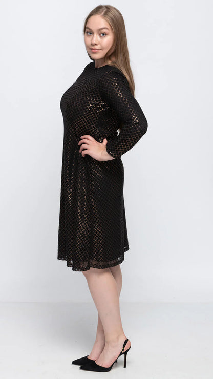 A-Line Dress - Diamond Shine