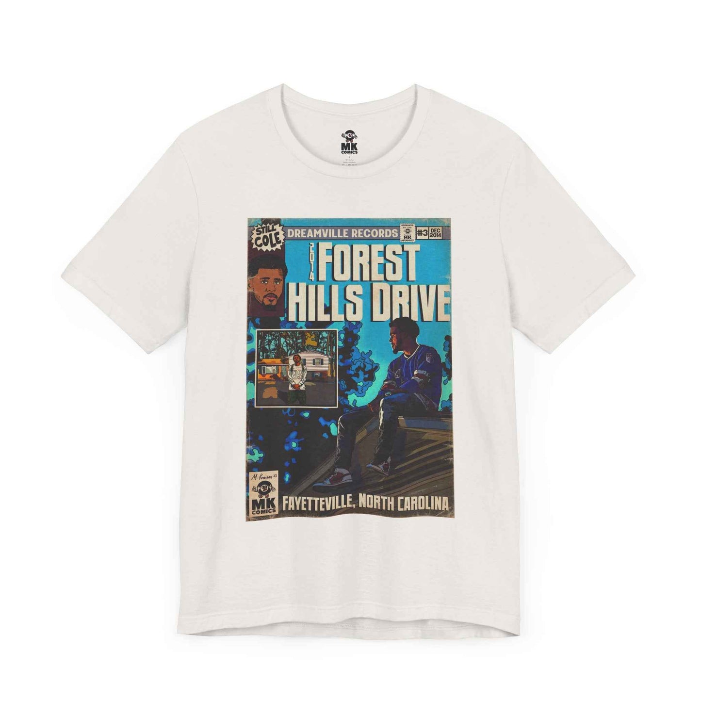 2014 Forest Hills Drive - Comic Book Art -  Unisex Jersey Short Sleeve Tee