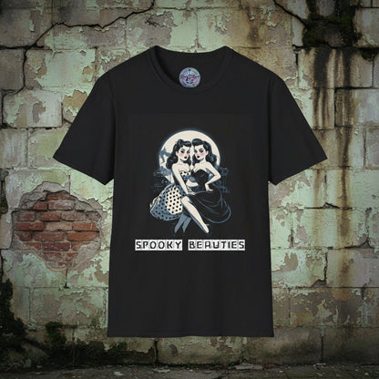 Spooky Beauties Pin-up Sweethearts | Vintage Aesthetic Tee