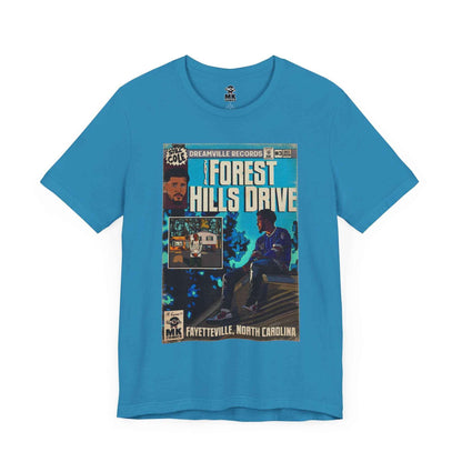 2014 Forest Hills Drive - Comic Book Art -  Unisex Jersey Short Sleeve Tee