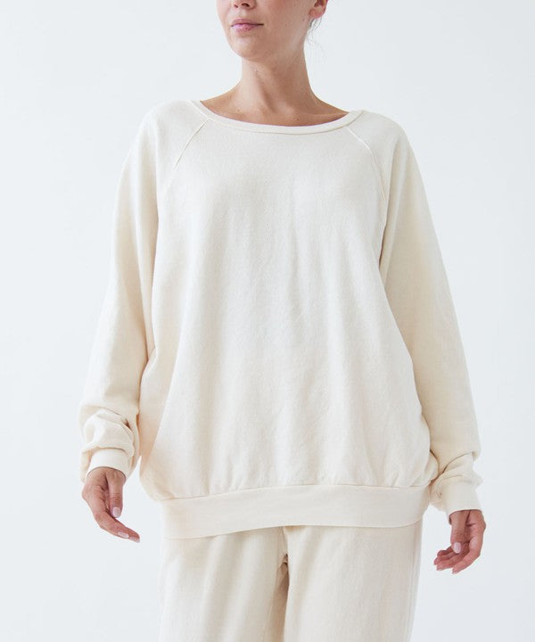 Fabina Garment Dye French Terry Pullover