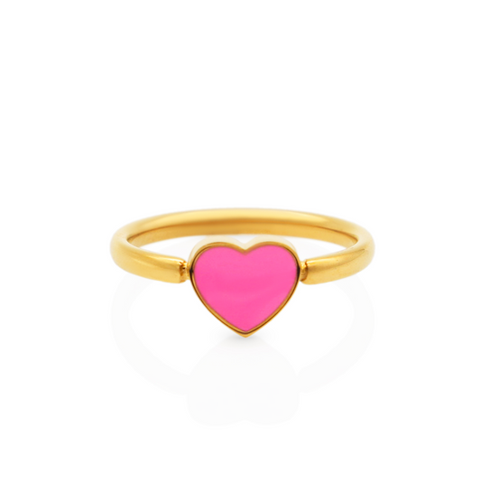 ANILLO DE CORAZÓN DE AMOR XOXO