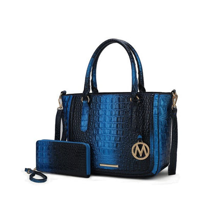 MKF Aphelia Croc-Embossed Handbag by Mia K.