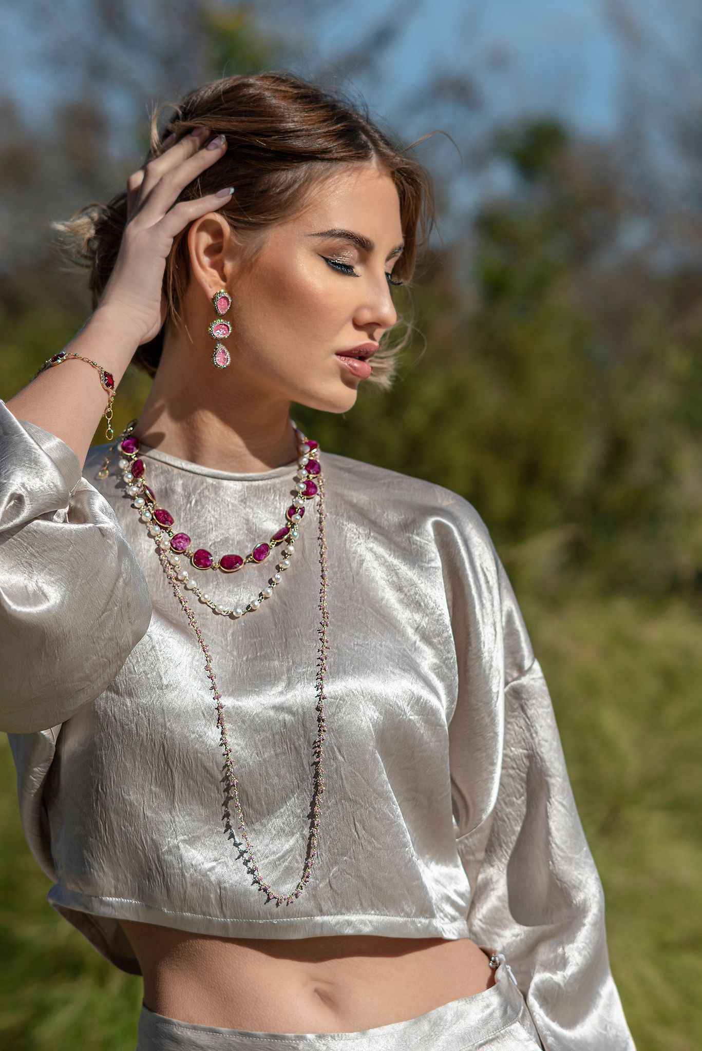 Sophie Beige Crop Top – Women’s Chic Cropped Top