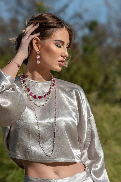 Sophie Beige Crop Top – Women’s Chic Cropped Top