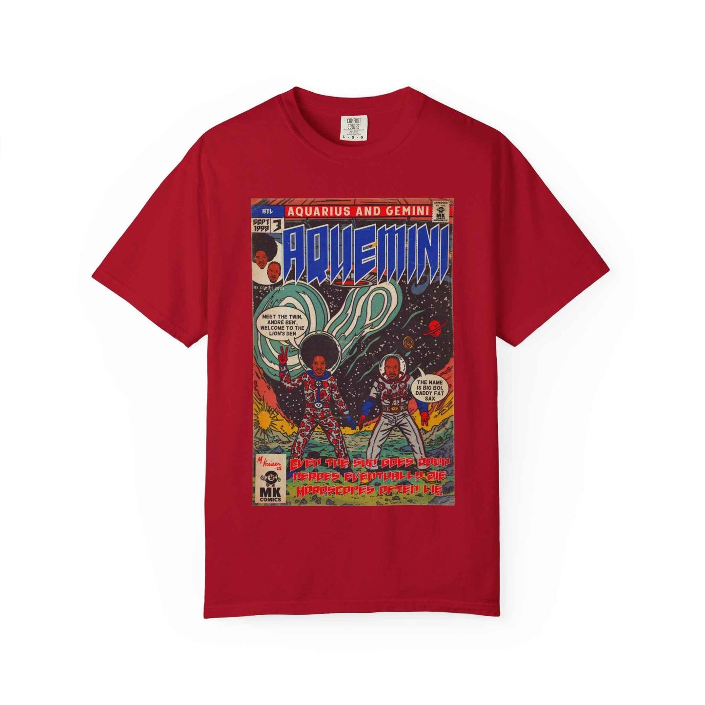 Aquemini - Comic Book Art - Unisex Comfort Colors T-shirt