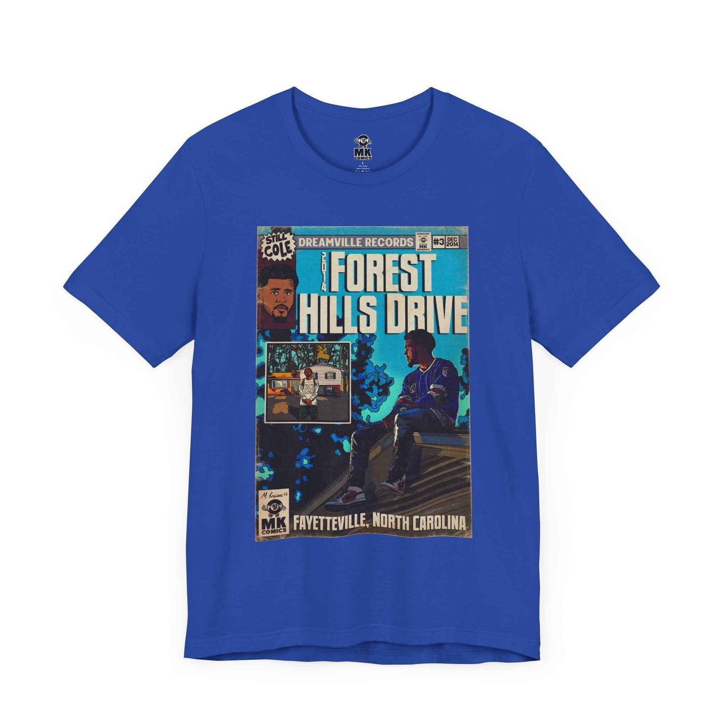 2014 Forest Hills Drive - Comic Book Art -  Unisex Jersey Short Sleeve Tee