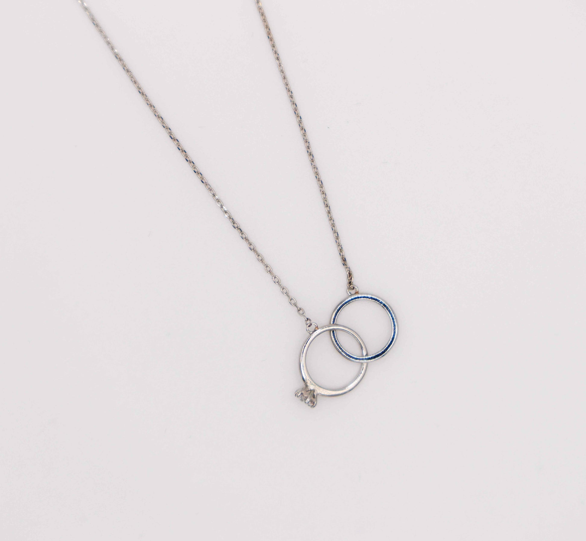 Eternal Embrace White Gold Necklace - Timeless Luxury