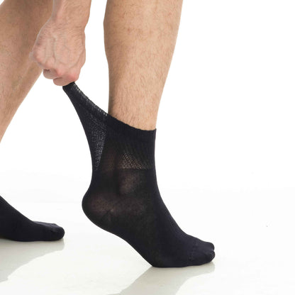 Men’s & Women’s Bamboo Diabetic Ankle Socks 4-Pack