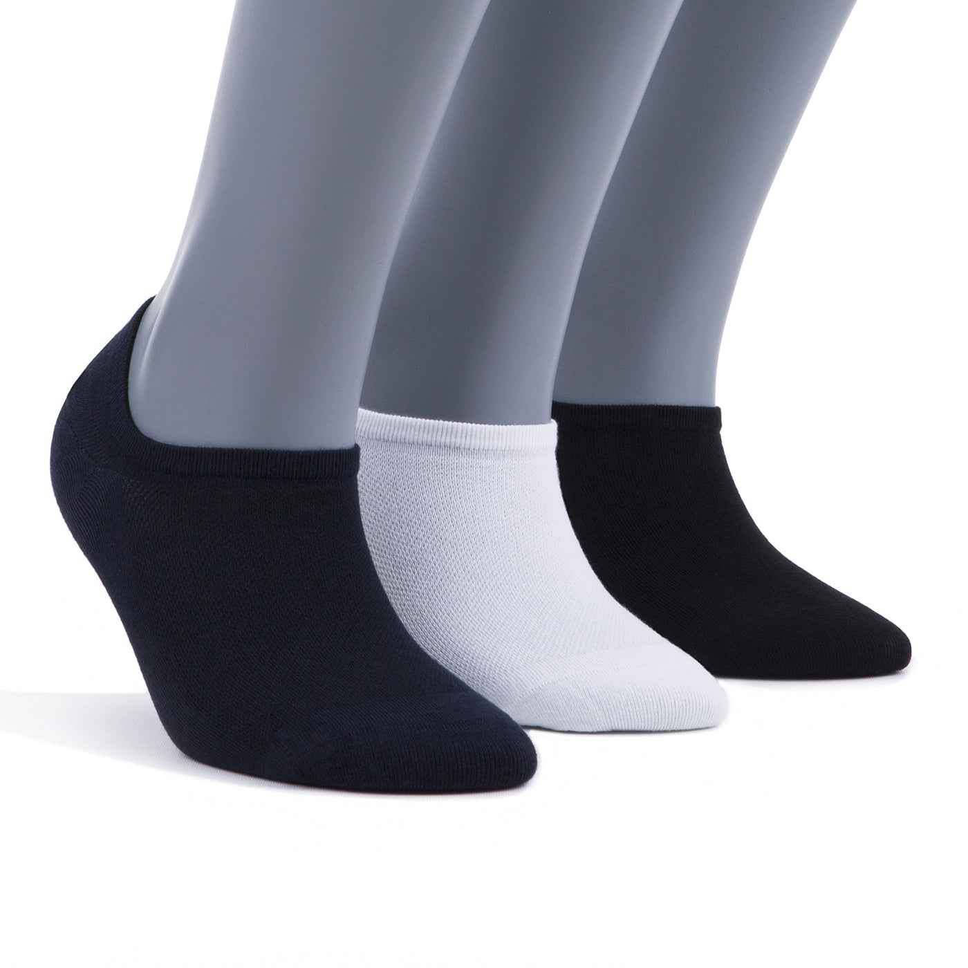 Men’s Bamboo No Show Socks 3-Pack - 444