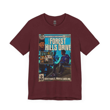 2014 Forest Hills Drive - Comic Book Art -  Unisex Jersey Short Sleeve Tee