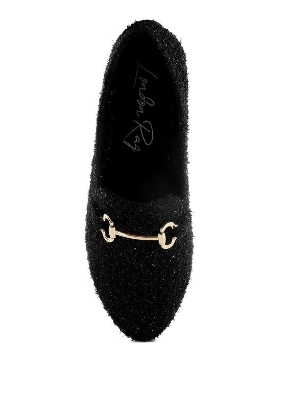 Danbury Horsebit Detail Shiny Loafers