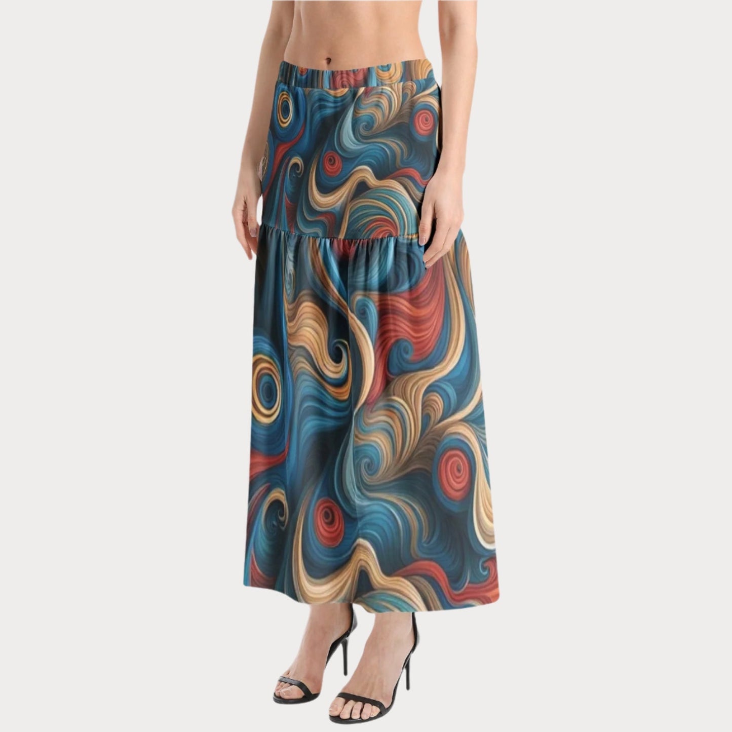 Brooklyn Republic™ Mercy Ruffle Slit Hem Skirt