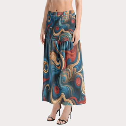 Brooklyn Republic™ Mercy Ruffle Slit Hem Skirt