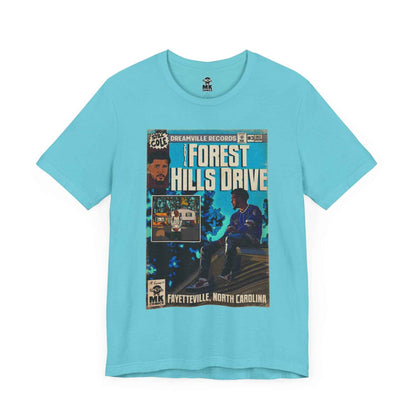 2014 Forest Hills Drive - Comic Book Art -  Unisex Jersey Short Sleeve Tee