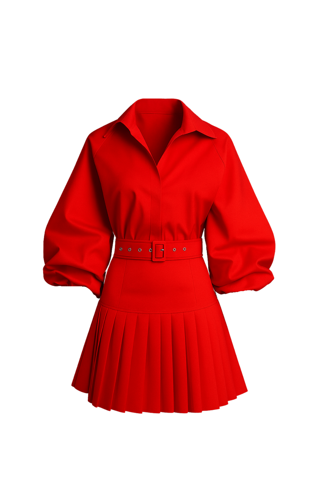 Passion in Paris Bubble Sleeve Skirt Set - Lolomo!