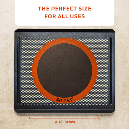 Tapete redondo para pizza Silpat de 12" 