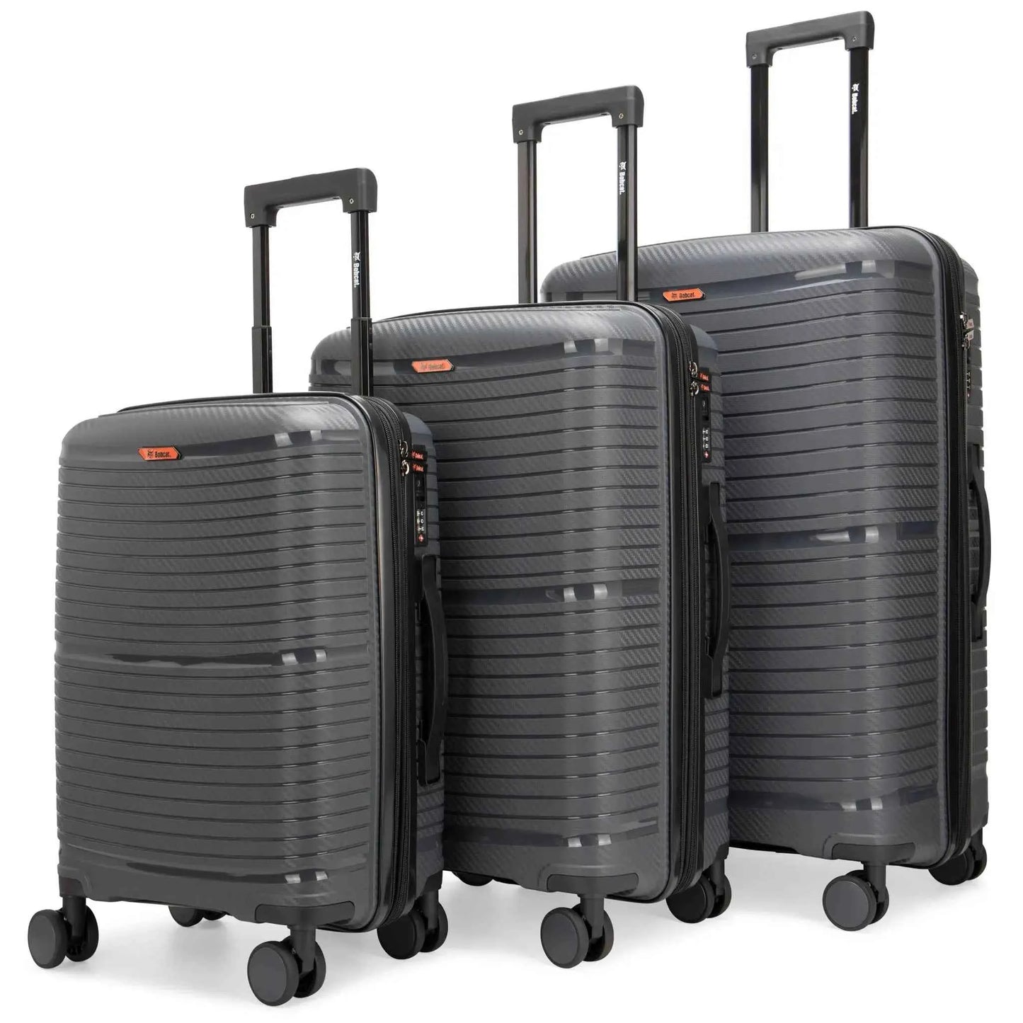 Trencher 3 Piece Expandable Tough Luggage Set