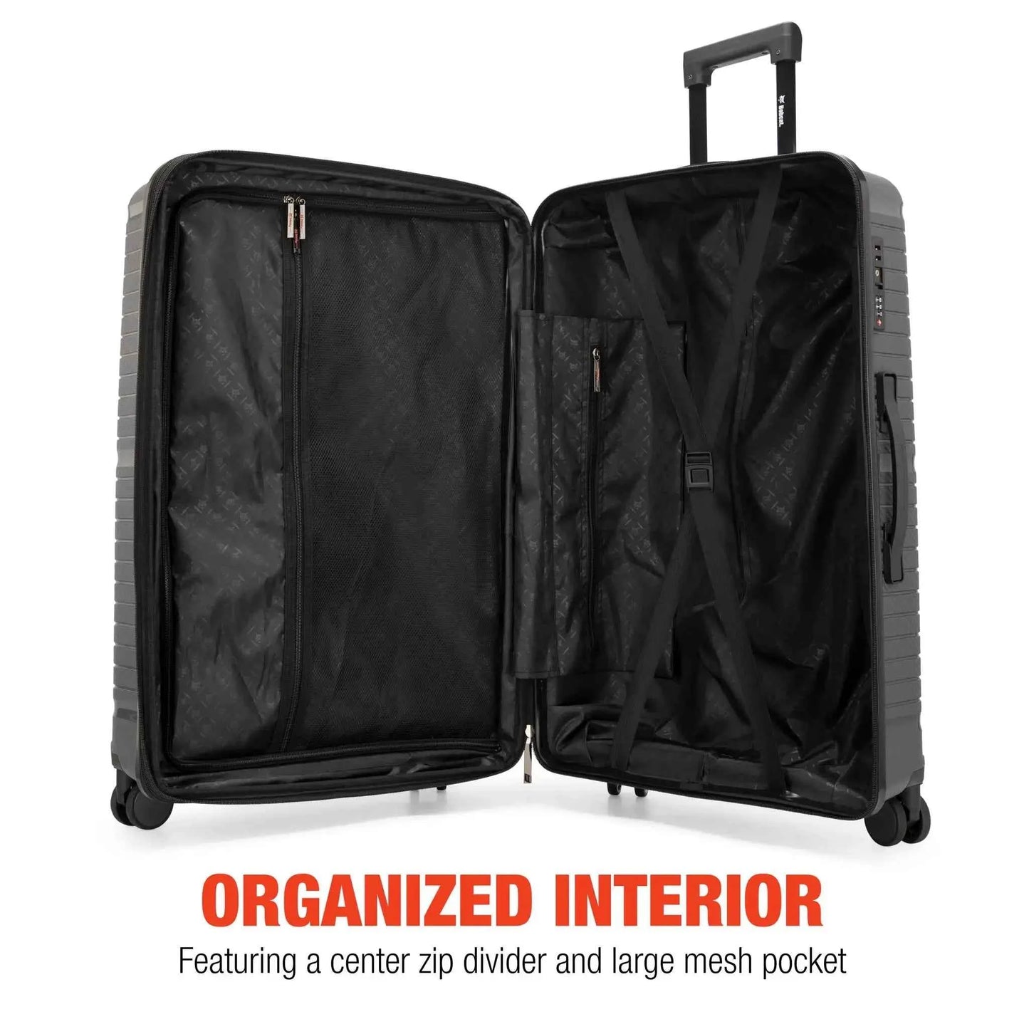 Trencher 3 Piece Expandable Tough Luggage Set