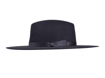 Wool Felt Flat Brim Hat Trendly Giza