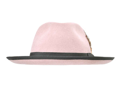 Classic Wool Felt Fedora Hat for Men Heritage