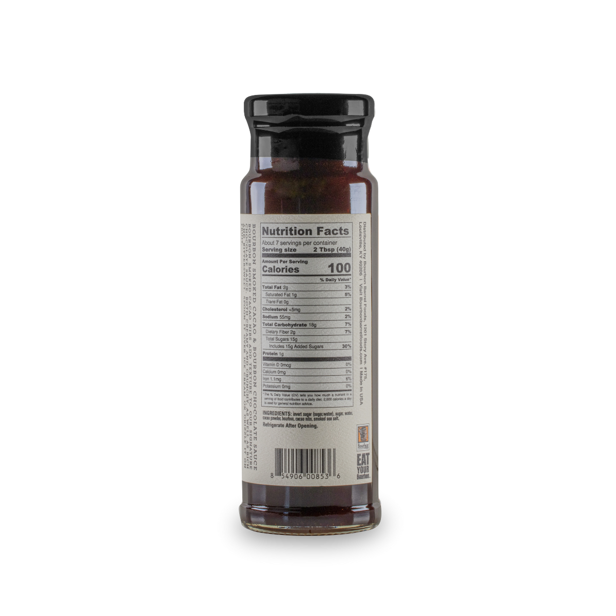 Chocolate Sauce – Bourbon Smoked Cacao Nibs & Bourbon