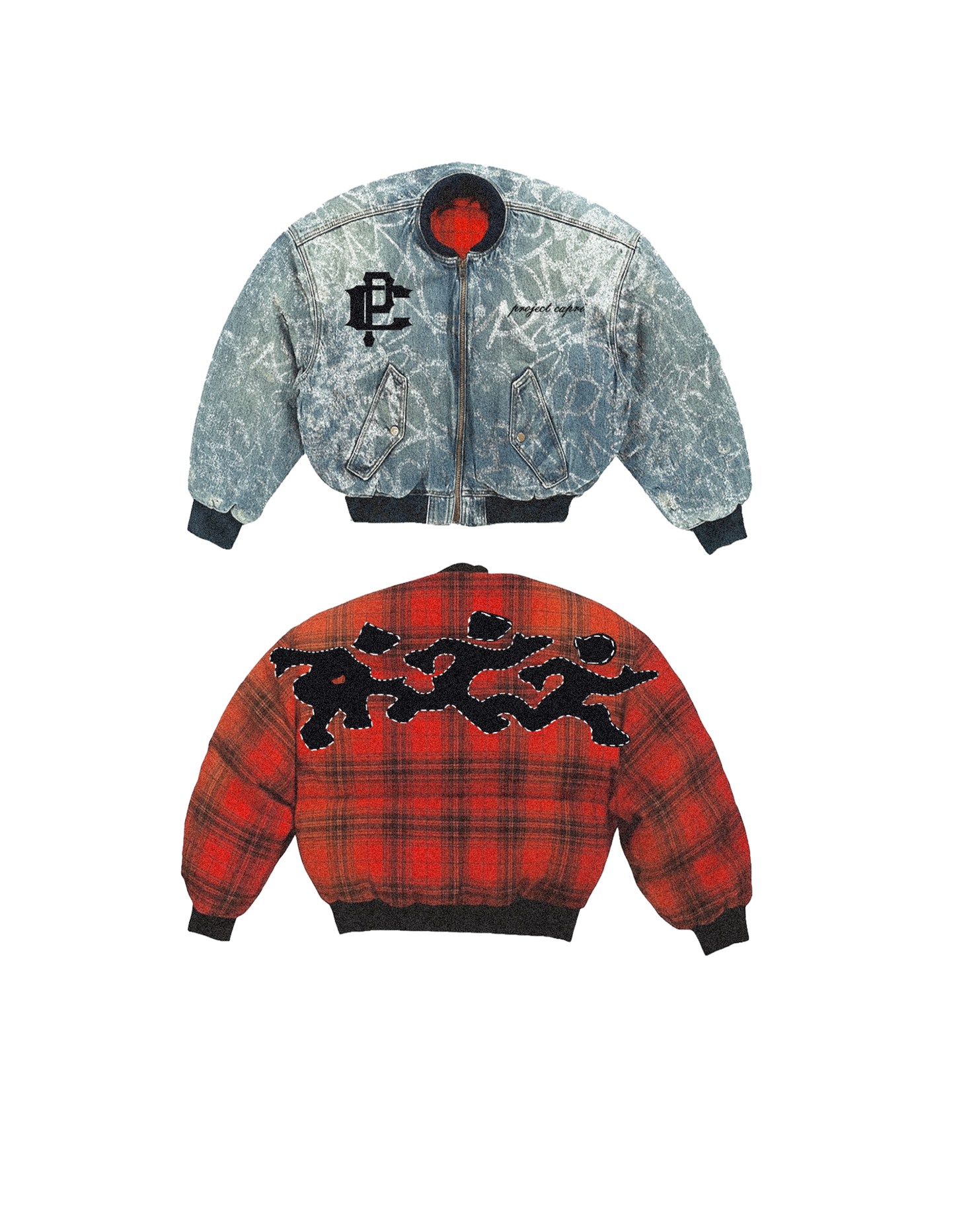 Reversable Graffiti Bomber - Lolomo!