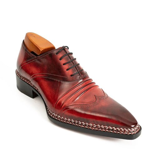 Crimson Norwegian Stitch Oxford
