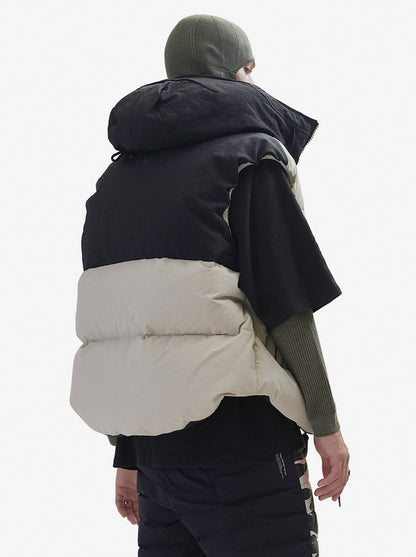 Hooded Down Vest - Canvas