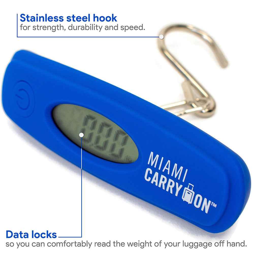 Digital Luggage Scale with Stainless Steel Hook