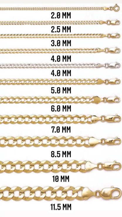 14K Gold- Hollow Franco Chain 3.9MM 28 INCHES
