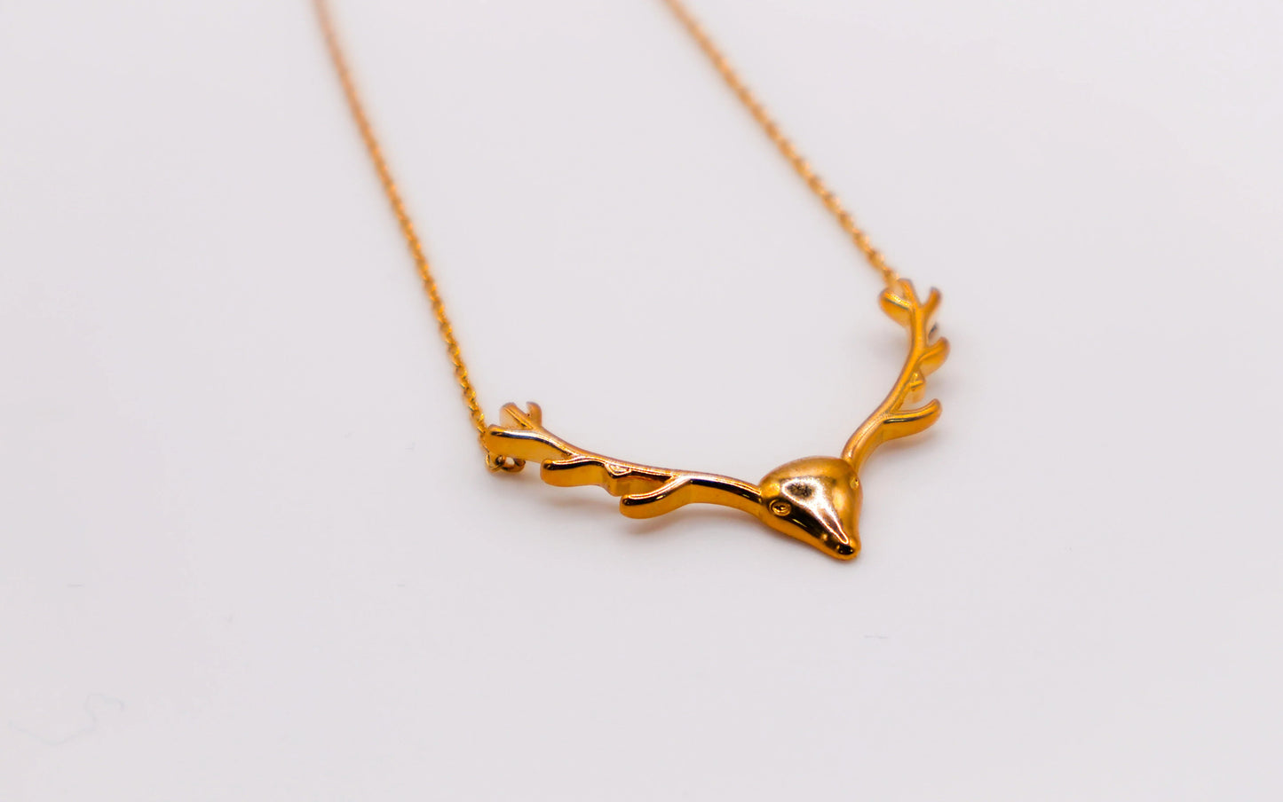 Golden Wilderness Antler Pendant - Lolomo!