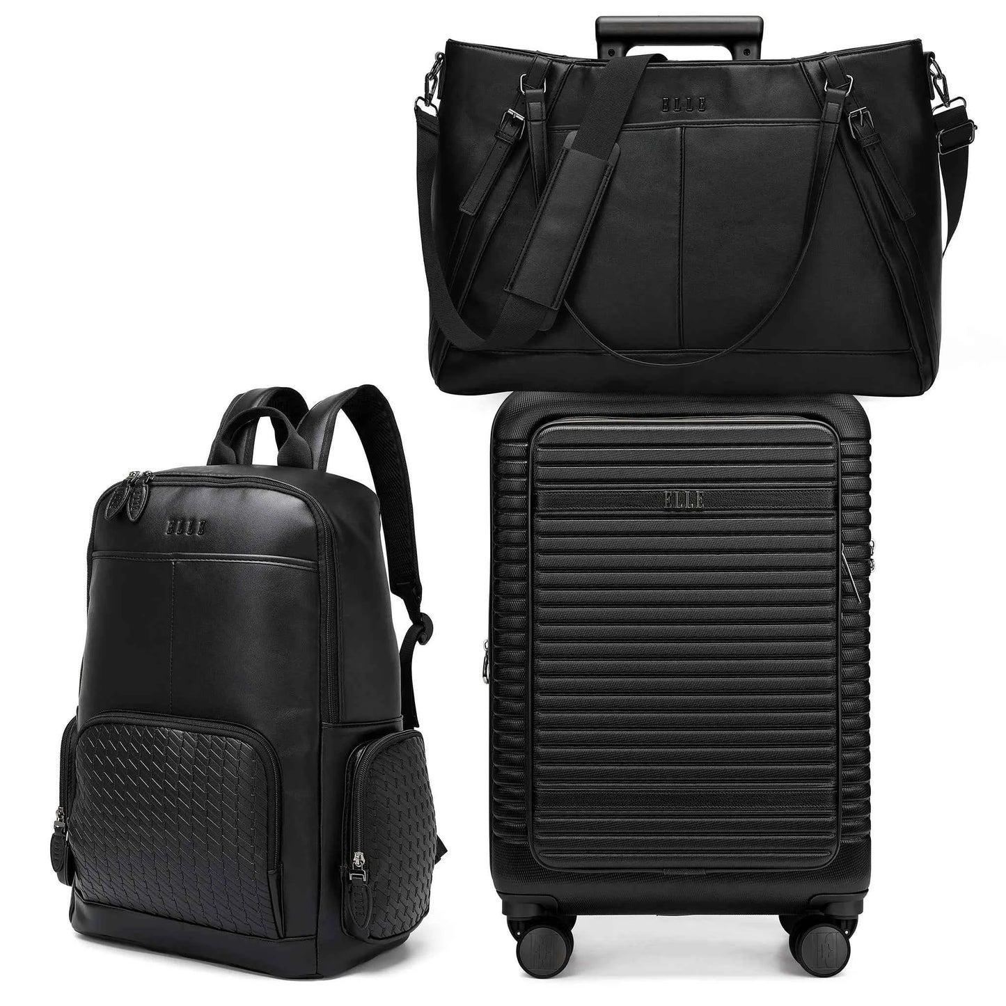 Leisure Escape Expandable 3 Piece Luggage Set