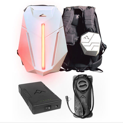 FarMyth Zealot Armor Backpack Bundle (Hydration Bladder and Always-On Power Bank)