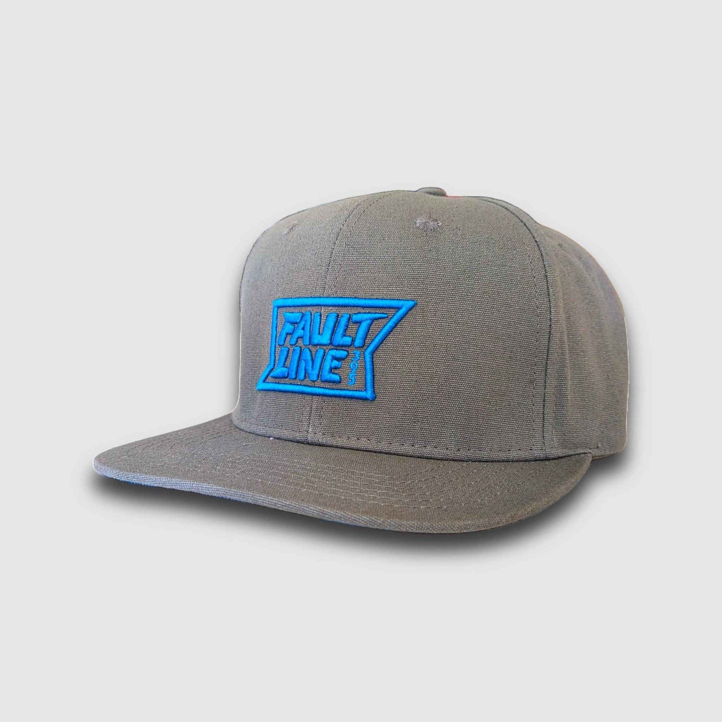 Buffalo Check Snapback - Grey