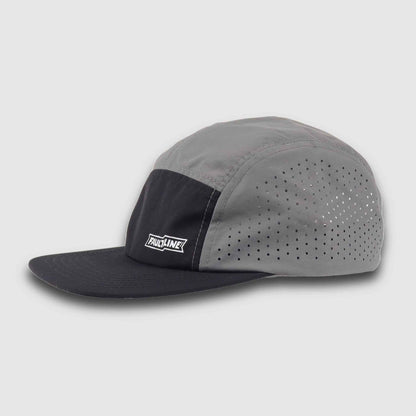 Crushable 5-Panel Camper Hat - Black/Grey