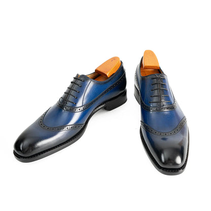 Goodyear blue oxford dress shoes