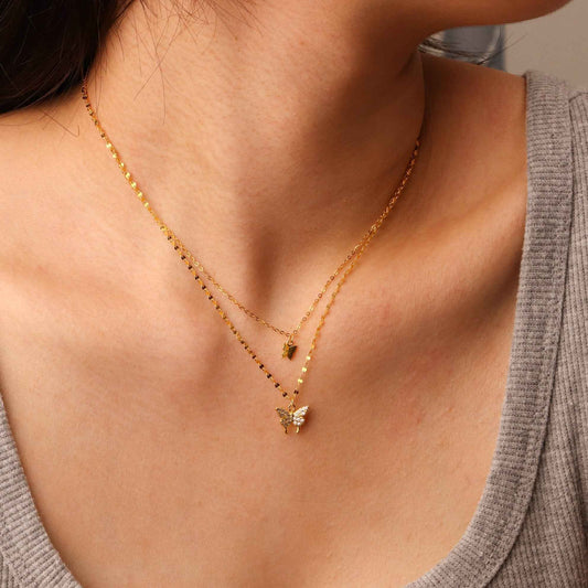 CHRISTIA BUTTERFLY NECKLACE