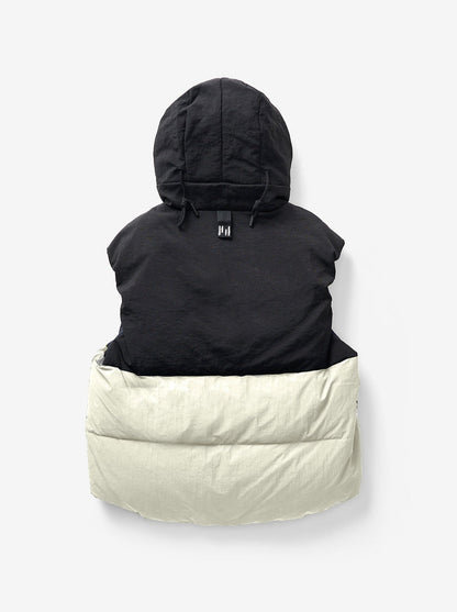 Hooded Down Vest - Canvas